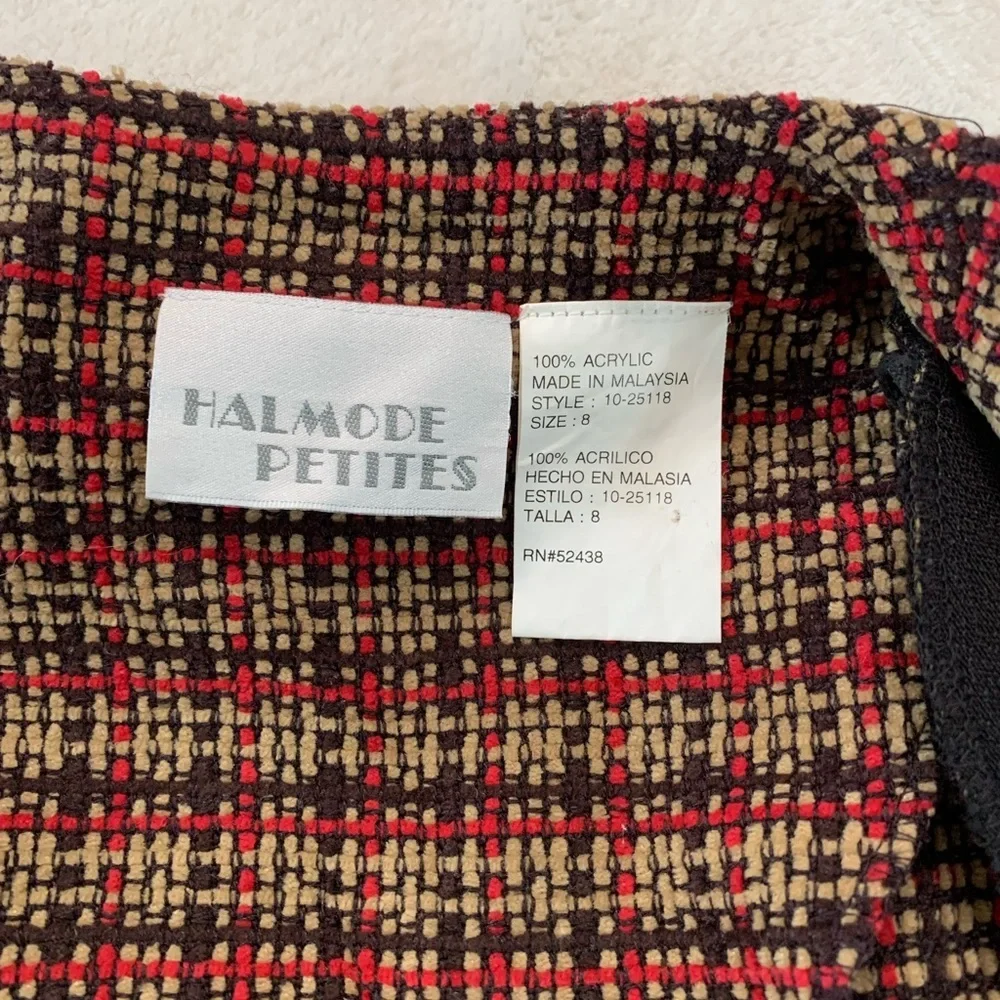 Halmode Petites Button Down Blazer Size 8